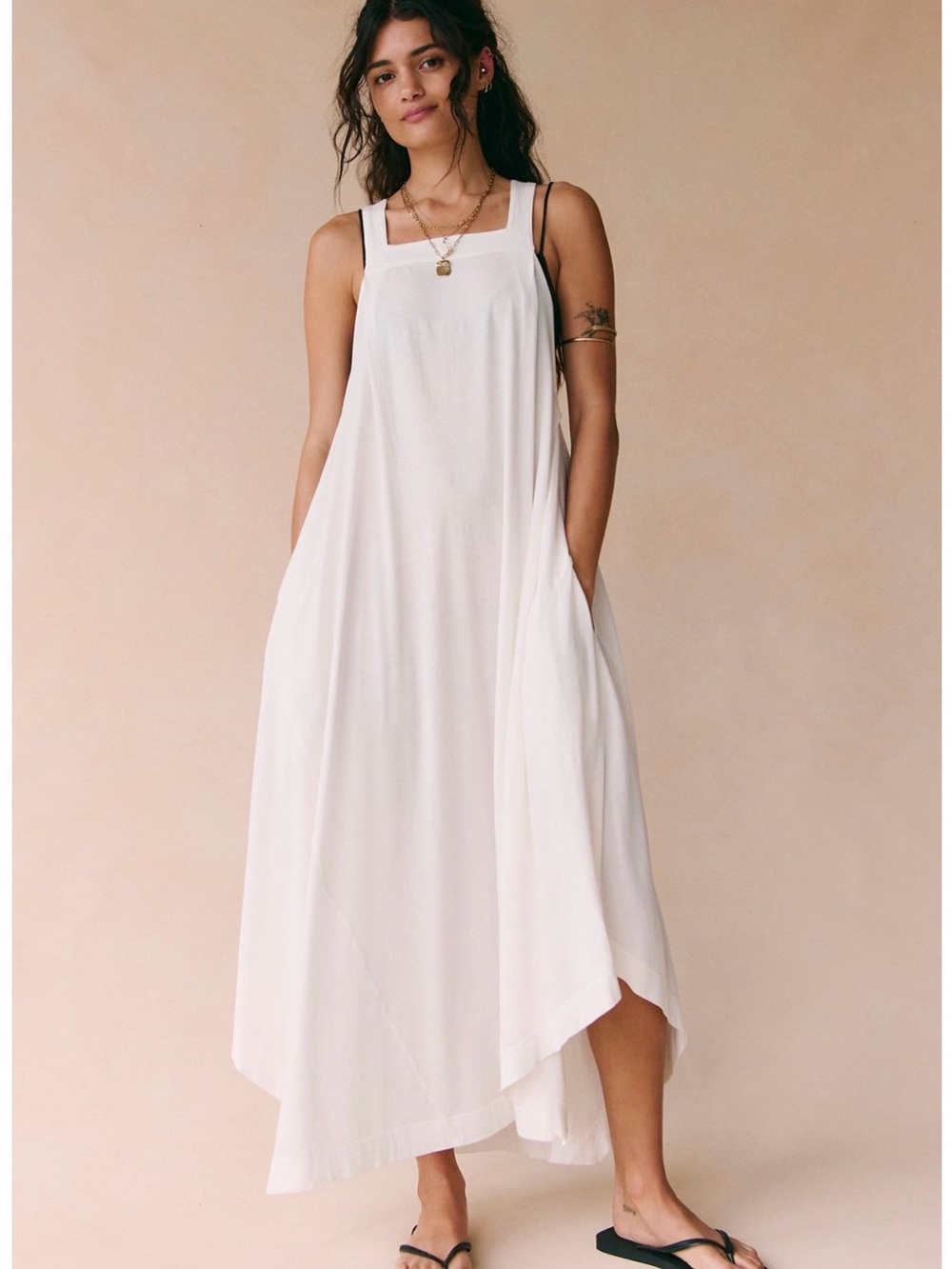 Free People Erin Midi Dress Sz M NWT